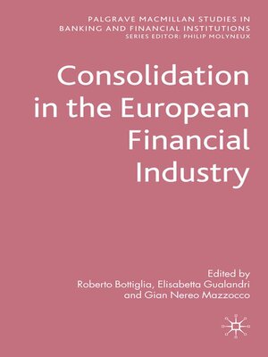 cover image of Consolidation in the European Financial Industry